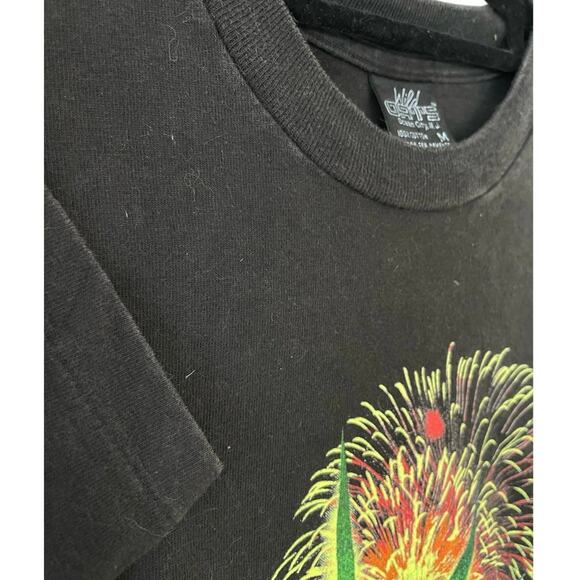 Vintage 80s Statue of Liberty 100 Years Fireworks Single Stitch Shirt Adult Med - Picture 2 of 4